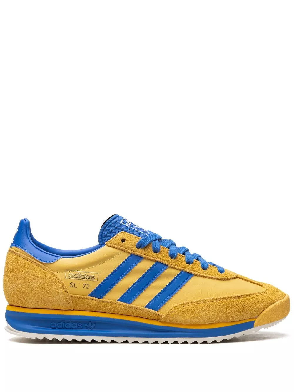 Cheap LUCY adidas SL 72 RS "Utility Yellow Blue Royal Core White" sneakers  0112