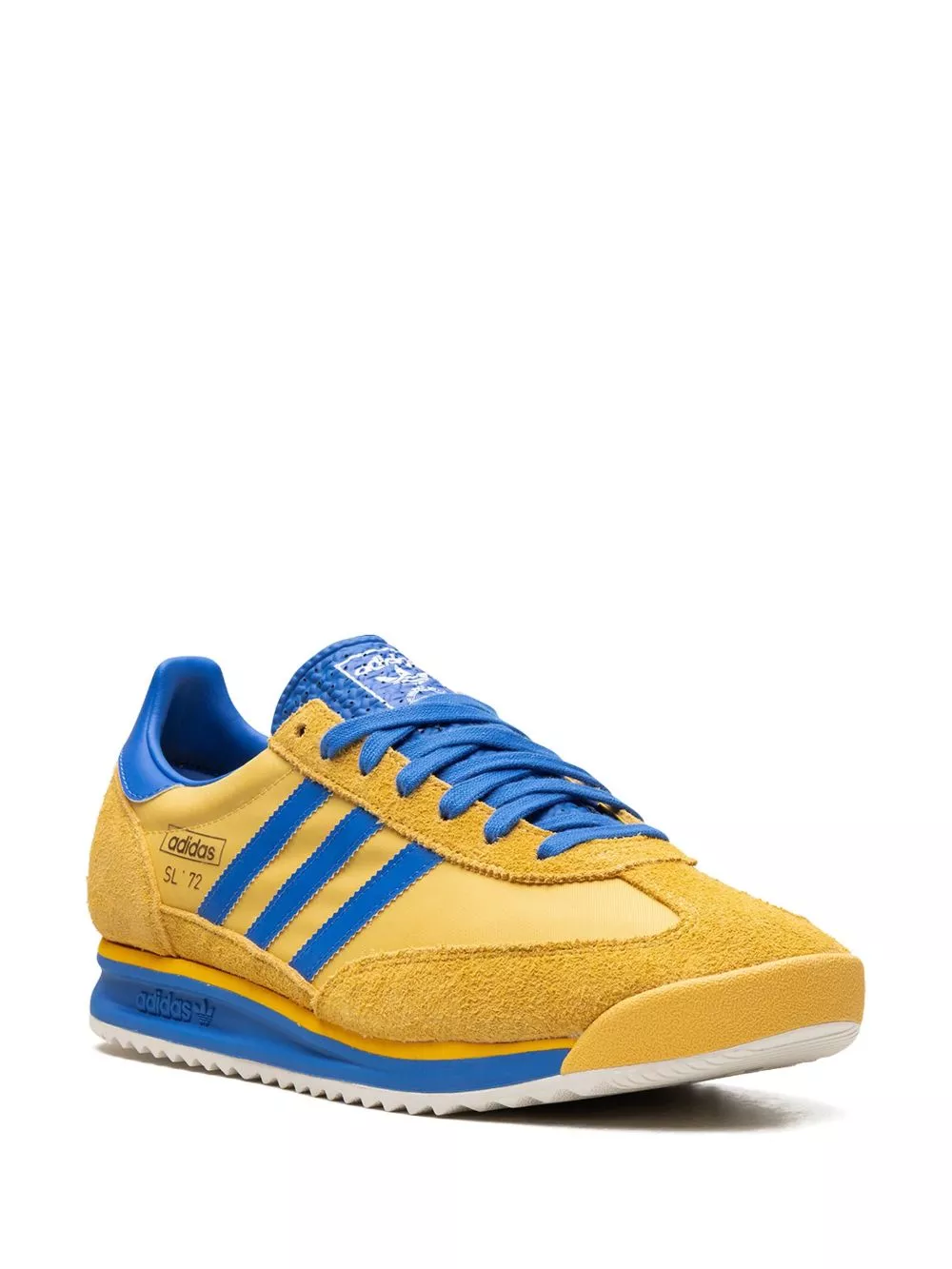 Cheap LUCY adidas SL 72 RS "Utility Yellow Blue Royal Core White" sneakers  0112