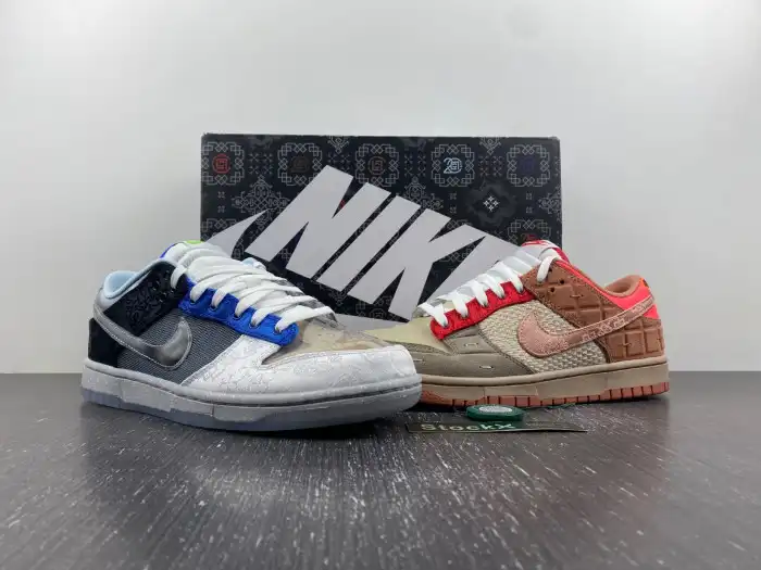 Rep LUCY Nike Dunk Low SP What The CLOT FN0316-999 0128