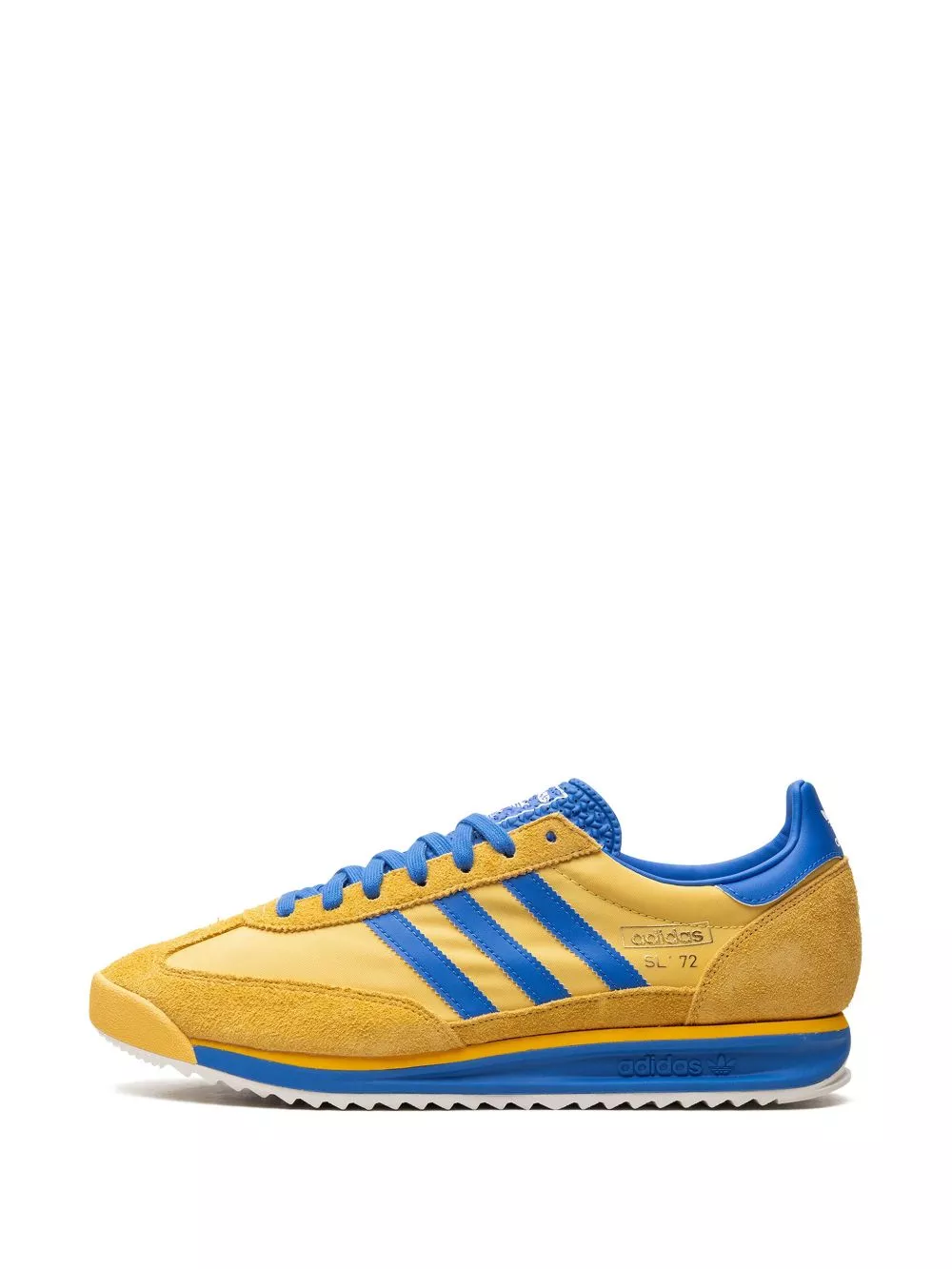 Cheap LUCY adidas SL 72 RS "Utility Yellow Blue Royal Core White" sneakers  0112