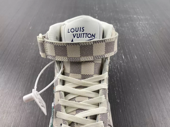 Cheap LUCY Louis Vuitton Nike Air Force 1 Mid By Virgil Abloh Graffiti 0114