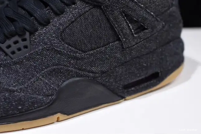 Cheap LUCY Jordan 4 'black' x Levi's Air AO2571-001 0219