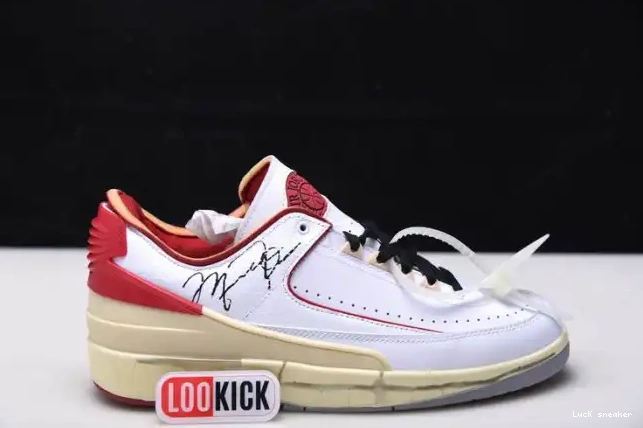 Cheap LUCY 2 Low Off-White White Jordan Red Retro DJ4375-106 SP 0226