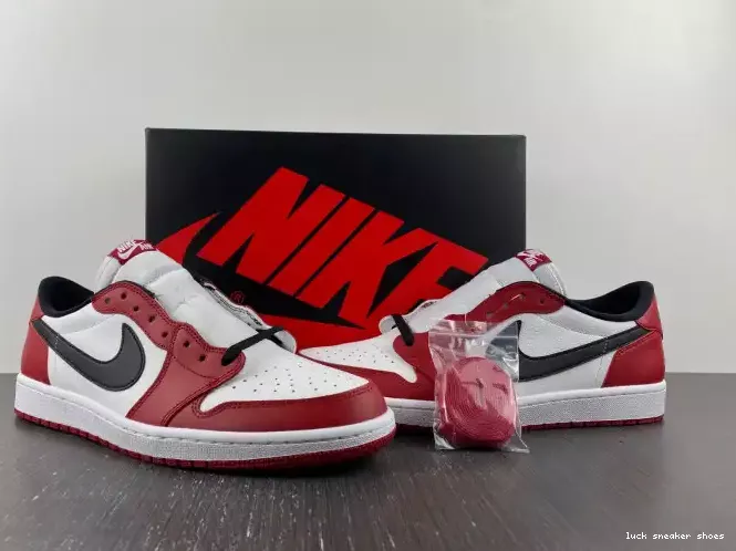 Rep LUCY Low Retro Jordan 1 Chicago Air 705329-600 0207