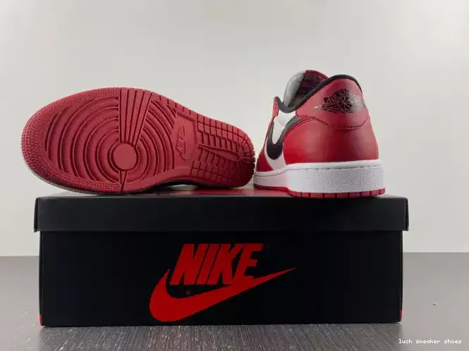 Rep LUCY Low Retro Jordan 1 Chicago Air 705329-600 0207