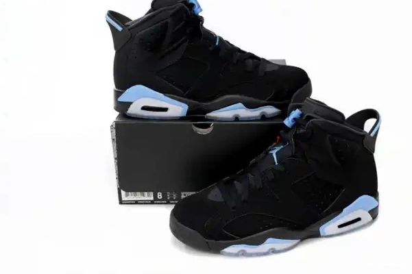 Rep LUCY Retro 384664-006 UNC Jordan Air 6 0223