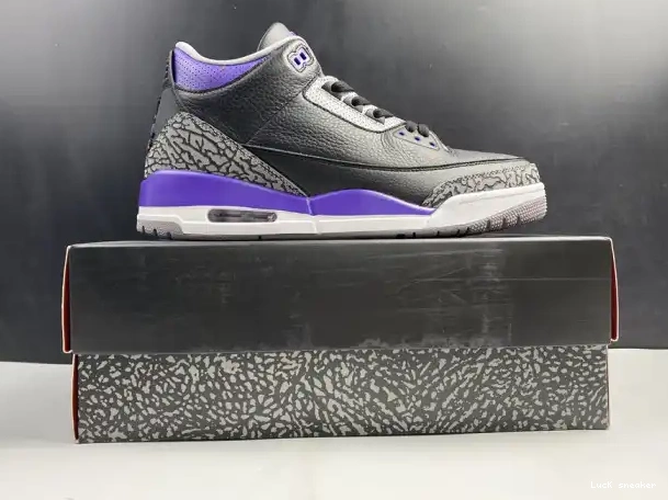 Rep LUCY Retro Court Jordan Black 3 Purple 050 Air CT8532 0216