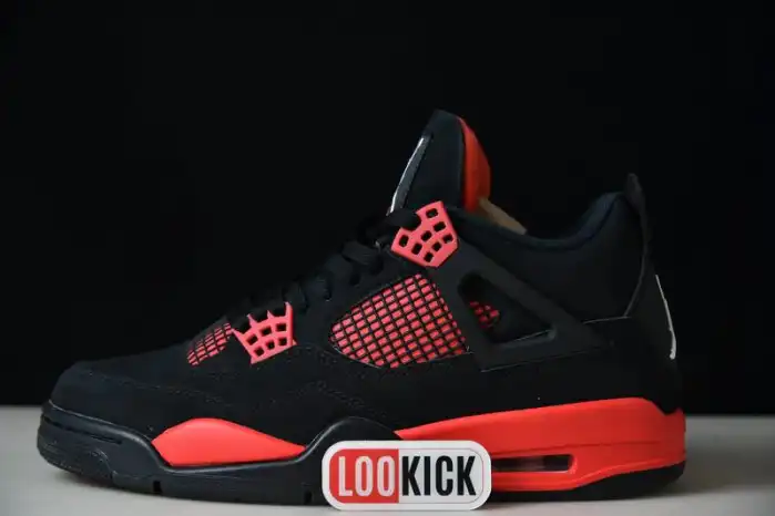 Reps LUCY Air Jordan 4 Red Thunder CT8527-016 0206