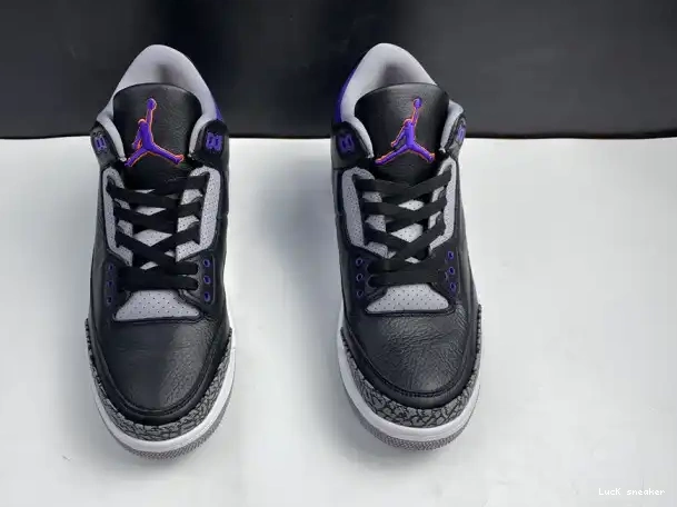 Rep LUCY Retro Court Jordan Black 3 Purple 050 Air CT8532 0216