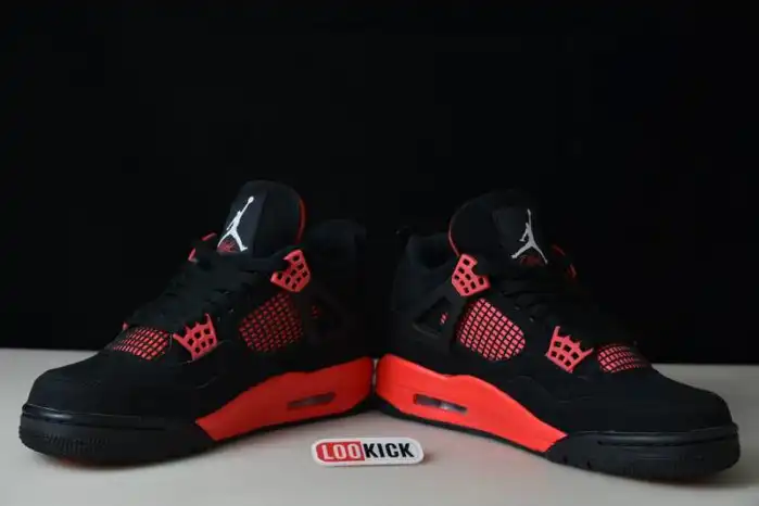 Reps LUCY Air Jordan 4 Red Thunder CT8527-016 0206