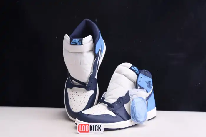 Reps LUCY Air Jordan 1 Retro High OG Obsidian 555088-140 0201