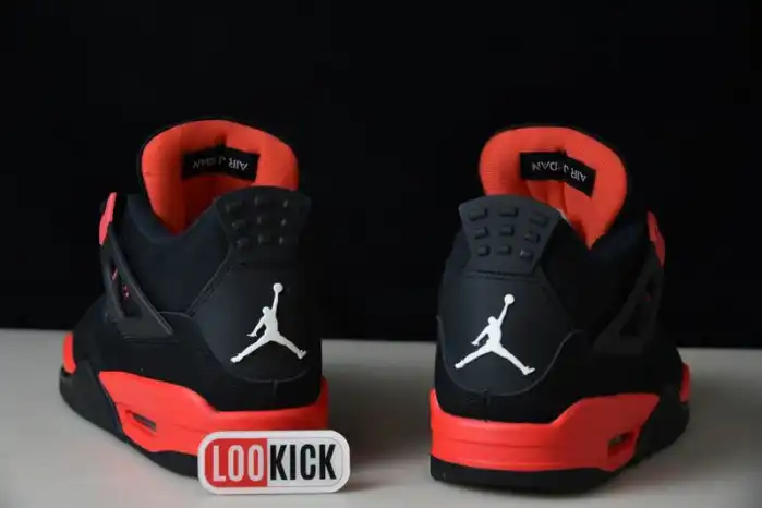 Reps LUCY Air Jordan 4 Red Thunder CT8527-016 0206