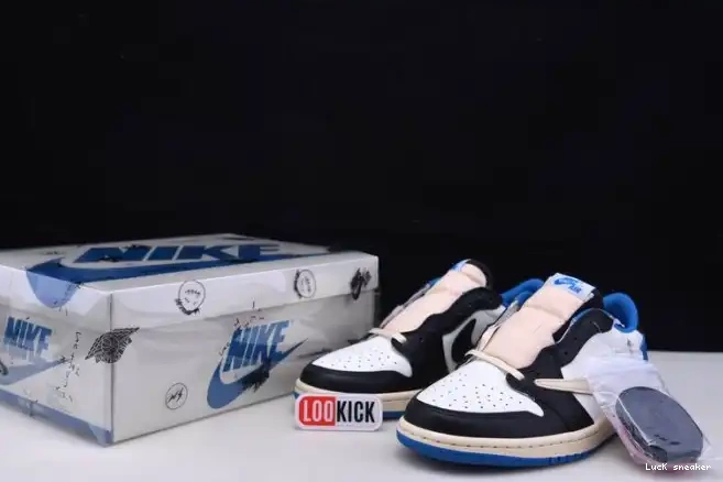 Cheap LUCY Low Retro Jordan 1 Design Air x x Fragment Scott DM7866-140 Travis 0216