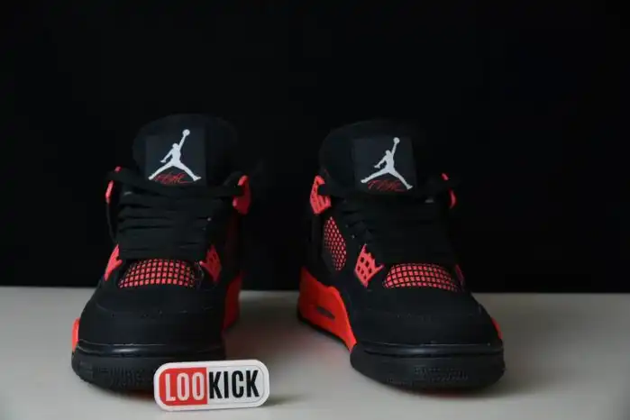 Reps LUCY Air Jordan 4 Red Thunder CT8527-016 0206