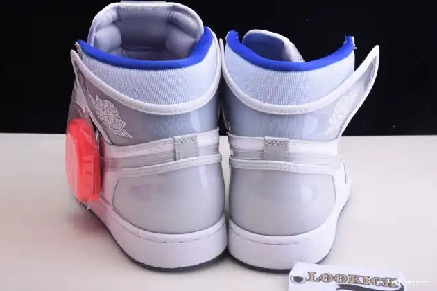 Rep LUCY Racer Retro Blue Air Zoom White CK6637-104 Jordan High 1 0211