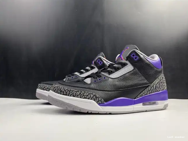 Rep LUCY Retro Court Jordan Black 3 Purple 050 Air CT8532 0216