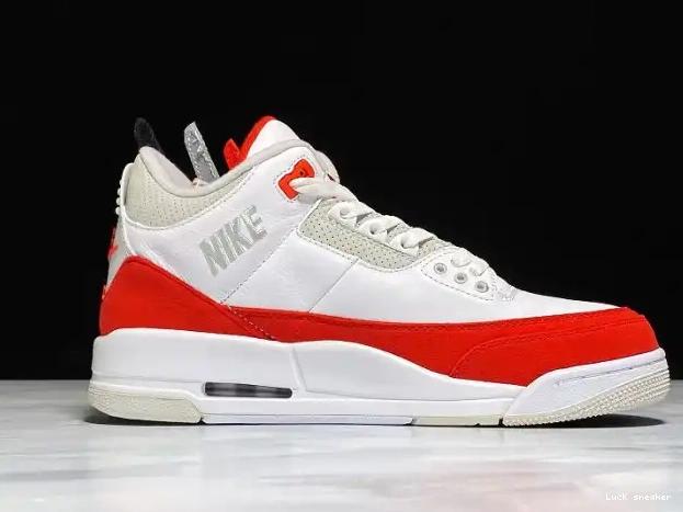 Reps LUCY Red Retro Air White University Jordan 3 Tinker CJ0939-100 0220