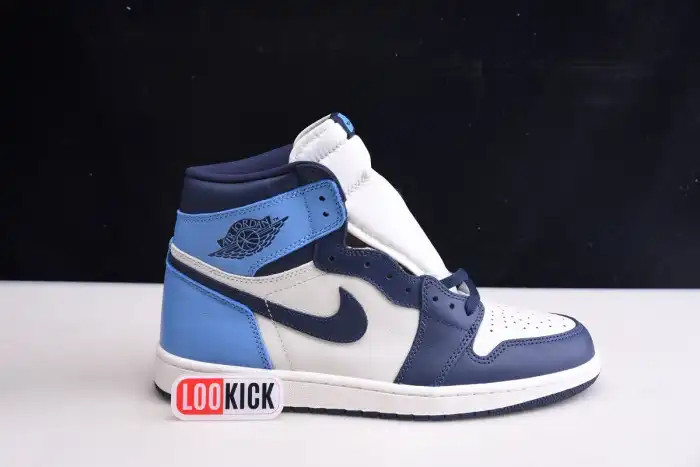 Reps LUCY Air Jordan 1 Retro High OG Obsidian 555088-140 0201