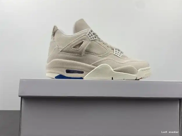 Cheap LUCY Jordan 4 Blank Retro (W) DQ4909-100 Canvas 0223