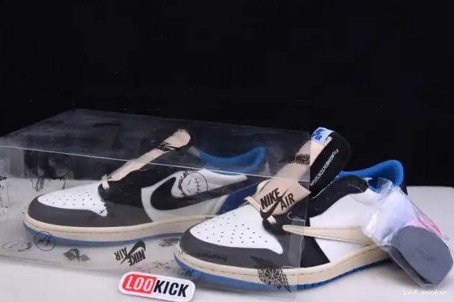 Cheap LUCY Low Retro Jordan 1 Design Air x x Fragment Scott DM7866-140 Travis 0216