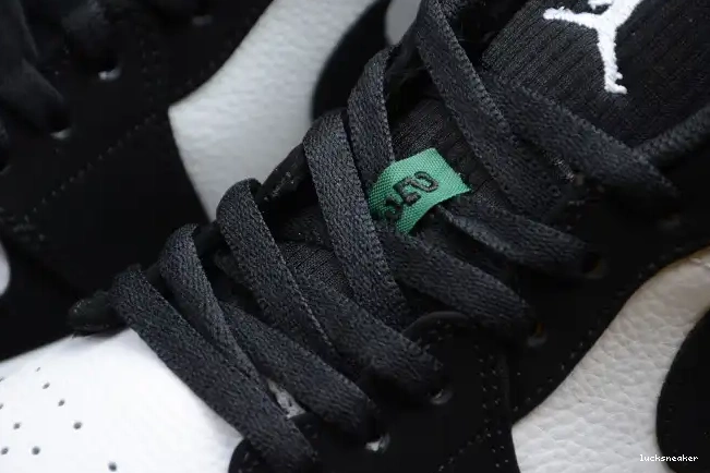 Reps LUCY Air 553558-113 Low Jordan 1 Green Mystic Black White 0316