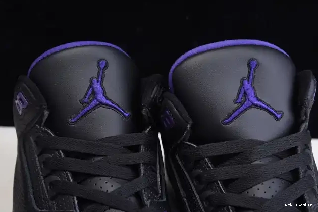 Cheap LUCY Purple Jordan CT8532-050 3 Court Air Retro Black 0321
