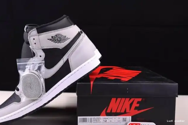 Reps LUCY 555088-035 Light 1 Black White Retro Jordan Air Grey Smoke High 0320