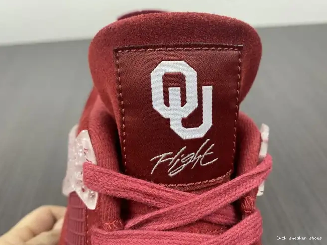 Cheap LUCY Jordan 4 AJ4-904282 PE Oklahoma Sooners Retro 0302