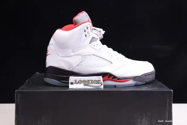 Rep LUCY DA1911-102 Jordan Red (2020) Tongue 5 Air Silver Retro Fire 0308