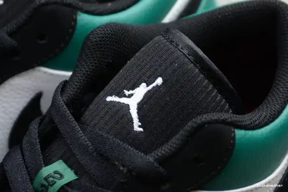 Reps LUCY Air 553558-113 Low Jordan 1 Green Mystic Black White 0316