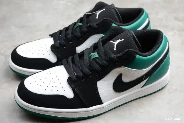 Reps LUCY Air 553558-113 Low Jordan 1 Green Mystic Black White 0316