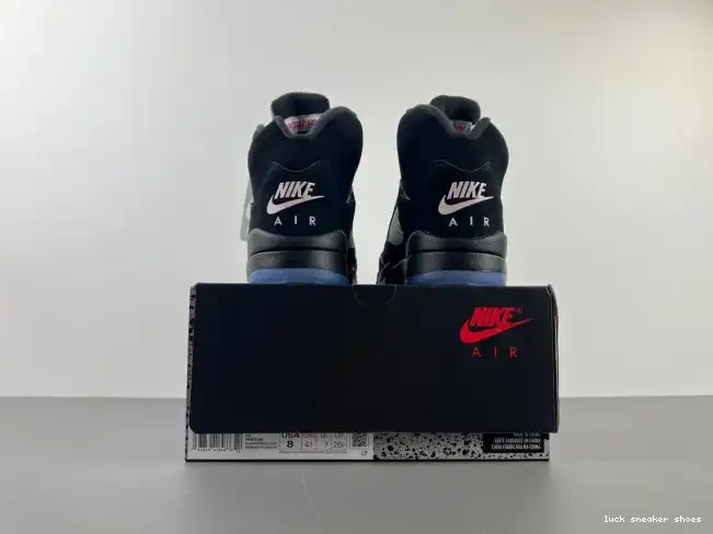 Rep LUCY Jordan Metallic Reimagined 5 Black Air HF3975-001 0317
