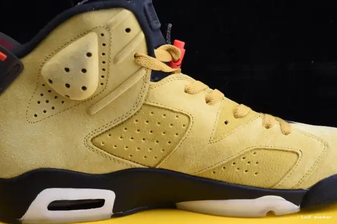 Rep LUCY TRAVIS SCOTT 6 JORDAN AIR CN1084-300 YELLOW X 0320