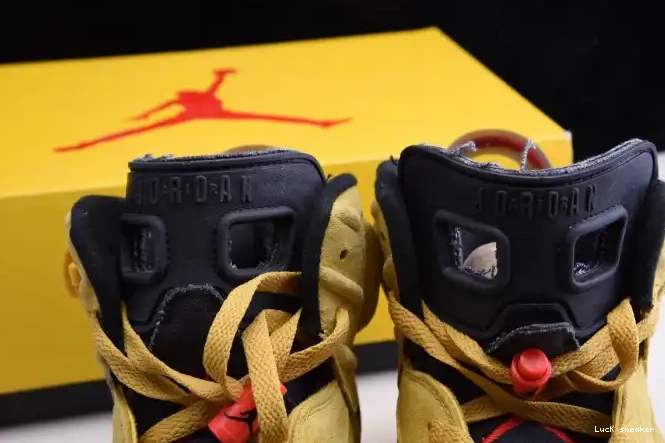 Rep LUCY TRAVIS SCOTT 6 JORDAN AIR CN1084-300 YELLOW X 0320