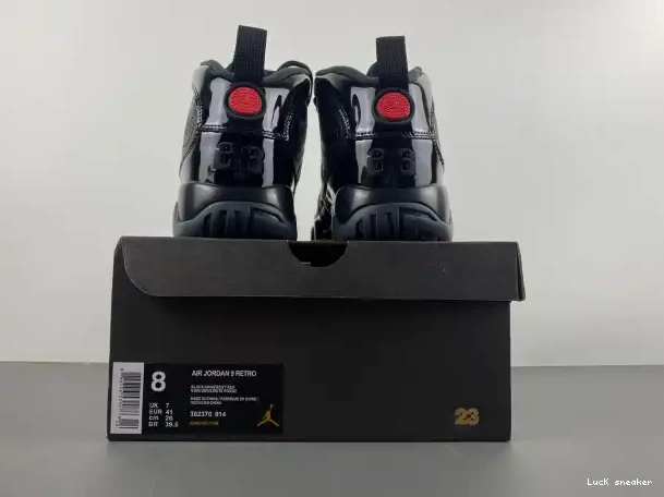 Rep LUCY Air 302370-014 Bred Jordan 9 Retro Patent 0301