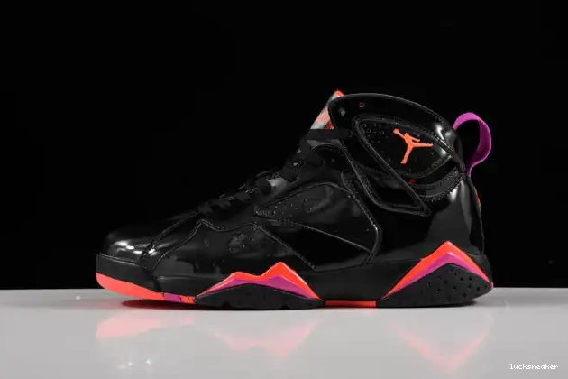 LUCY 7 Jordan Air Black Retro Patent 313358-006 0318