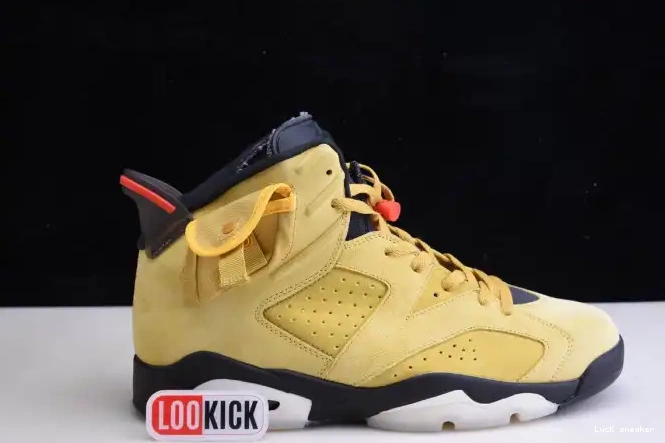 Rep LUCY TRAVIS SCOTT 6 JORDAN AIR CN1084-300 YELLOW X 0320