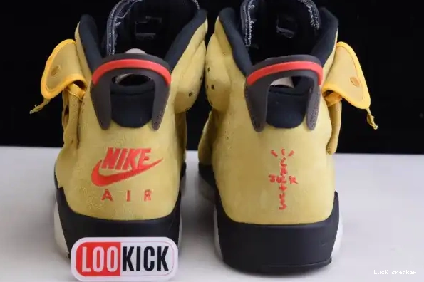 Rep LUCY TRAVIS SCOTT 6 JORDAN AIR CN1084-300 YELLOW X 0320