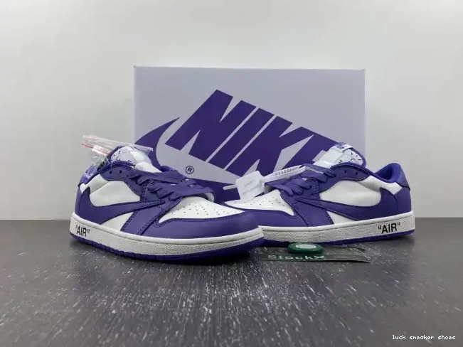 Reps LUCY CUSTOM JORDAN AIR X DM7890-386 1 OFF-WHITE SCOTT TRAVIS X 0319