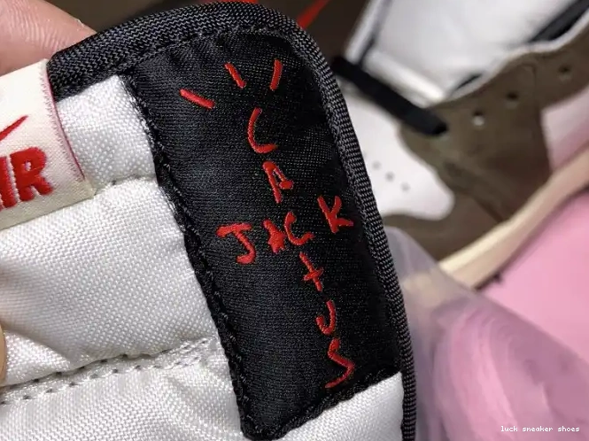 Cheap LUCY Retro x High Air OG Jordan 1 100 Travis CD4487 Scott 'Mocha' - 0319