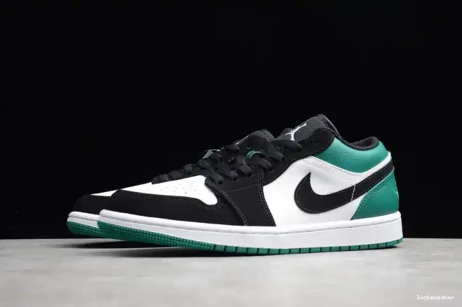 Reps LUCY Air 553558-113 Low Jordan 1 Green Mystic Black White 0316