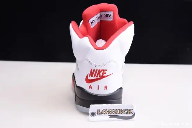 Rep LUCY DA1911-102 Jordan Red (2020) Tongue 5 Air Silver Retro Fire 0308