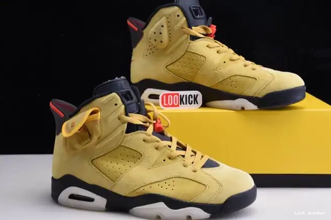 Rep LUCY TRAVIS SCOTT 6 JORDAN AIR CN1084-300 YELLOW X 0320