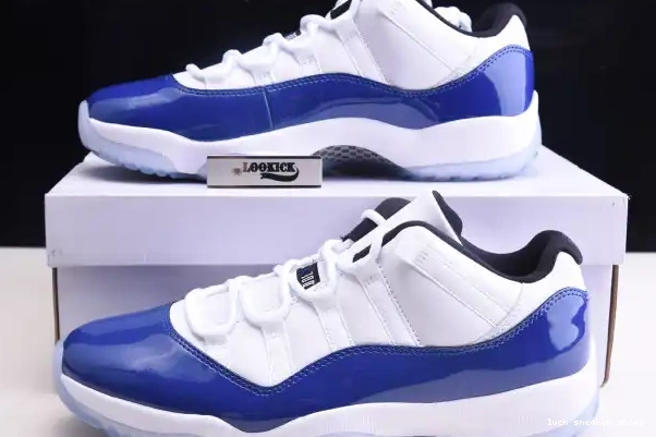 Reps LUCY Low Retro AH7860-100 Jordan 11 Concord White Air 0305